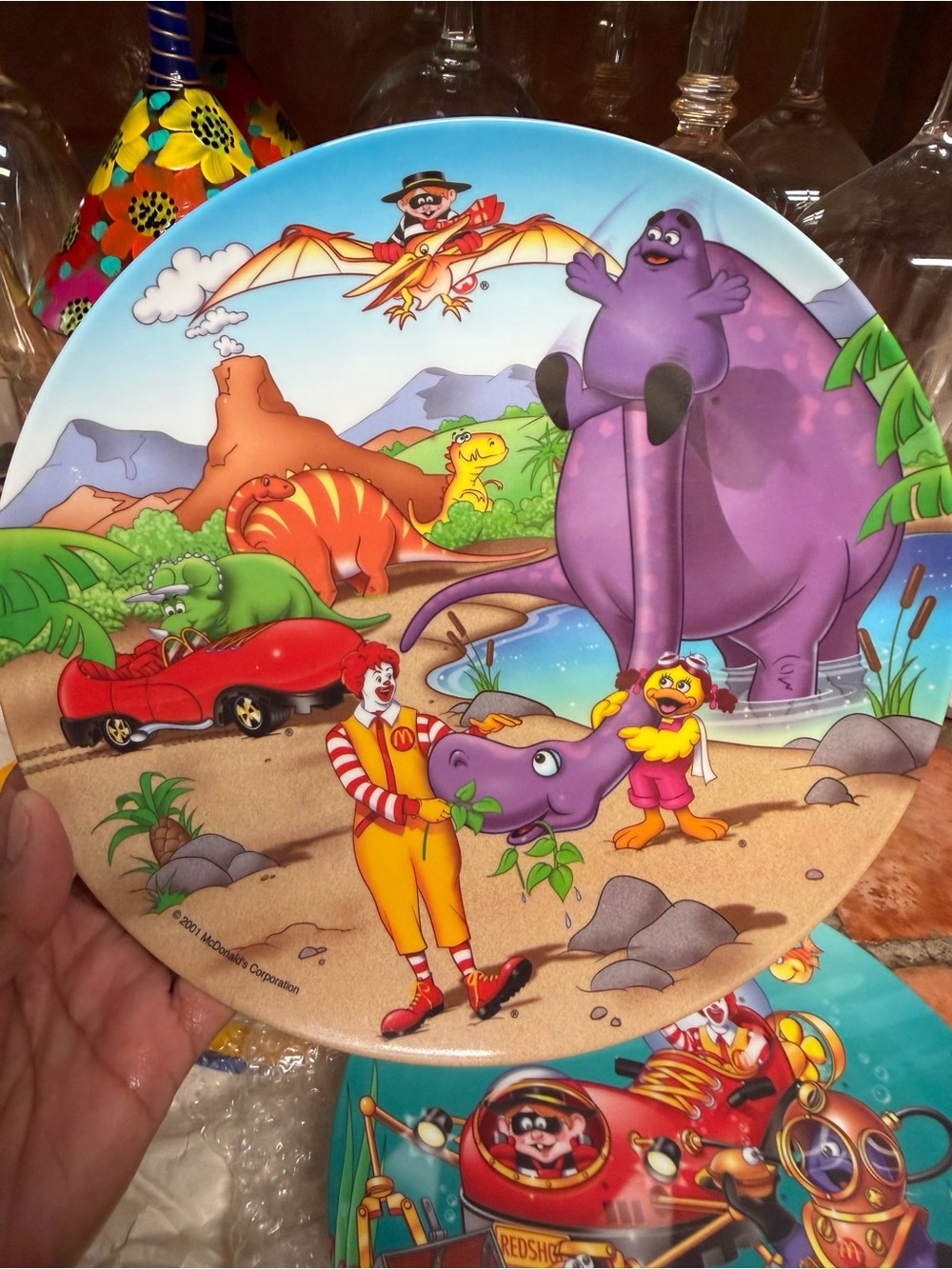 Vintage 2001 McDonald’s Sun Coast Ronald McDonald Collector Plates Set of 2